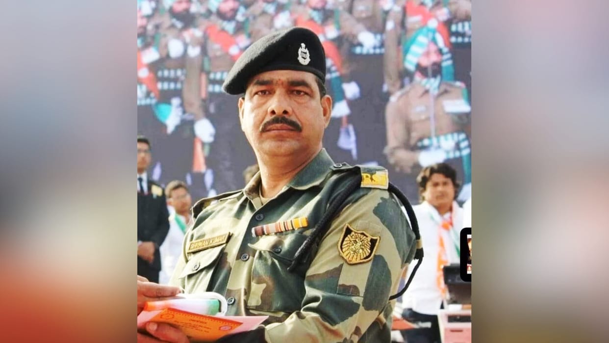 border security force Head constable dies of Heart Attack  in Srinagar