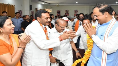 In the presence of Keshav, SP leader Raees came to BJP, Nandi said - it is a deep conspiracy to bring in the p