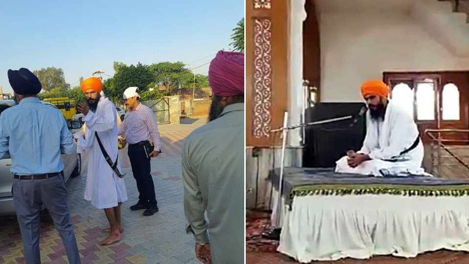 Amritpal singh given a wrong message to Sikh community by praying in front of Bhindranwale picture