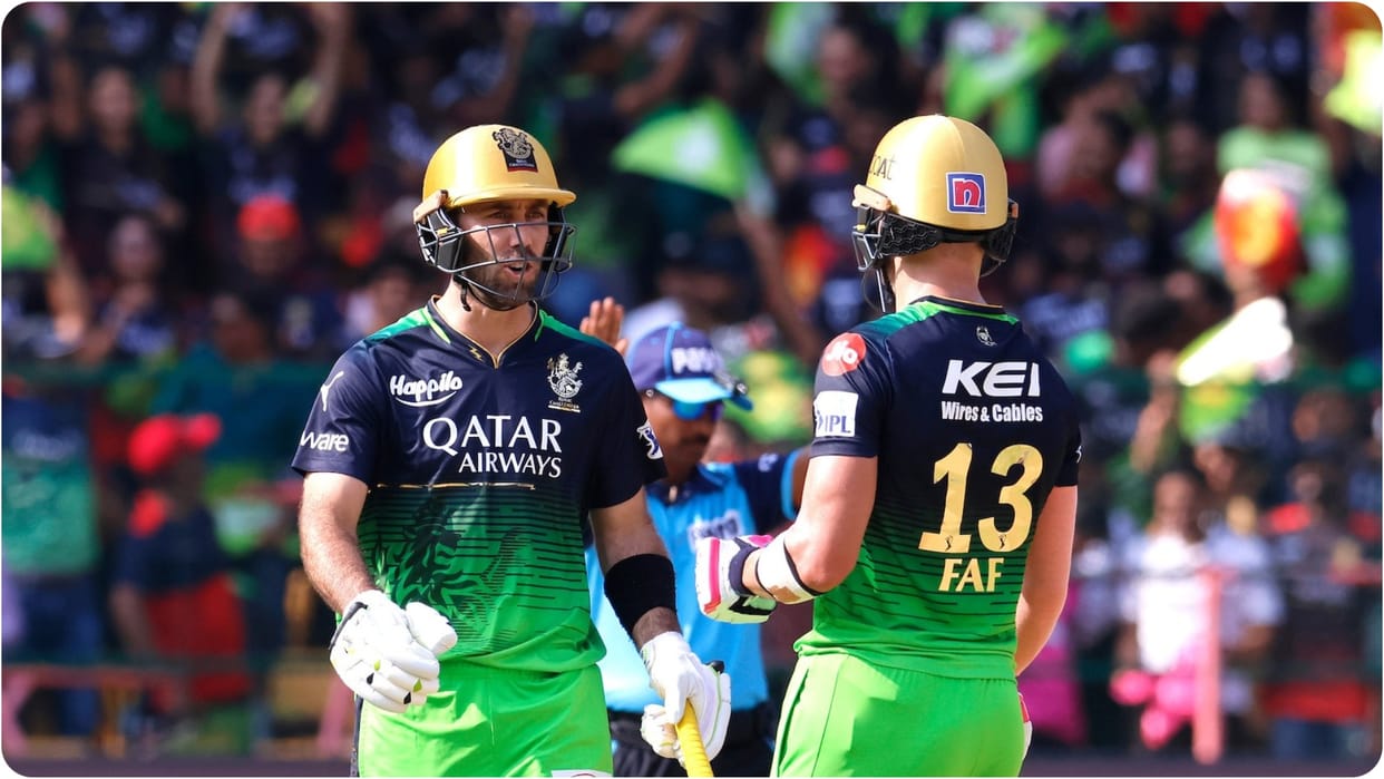 RR vs RCB: Virat Kohli praised Maxwell-Faf, Glenn said – enjoying playing at number four