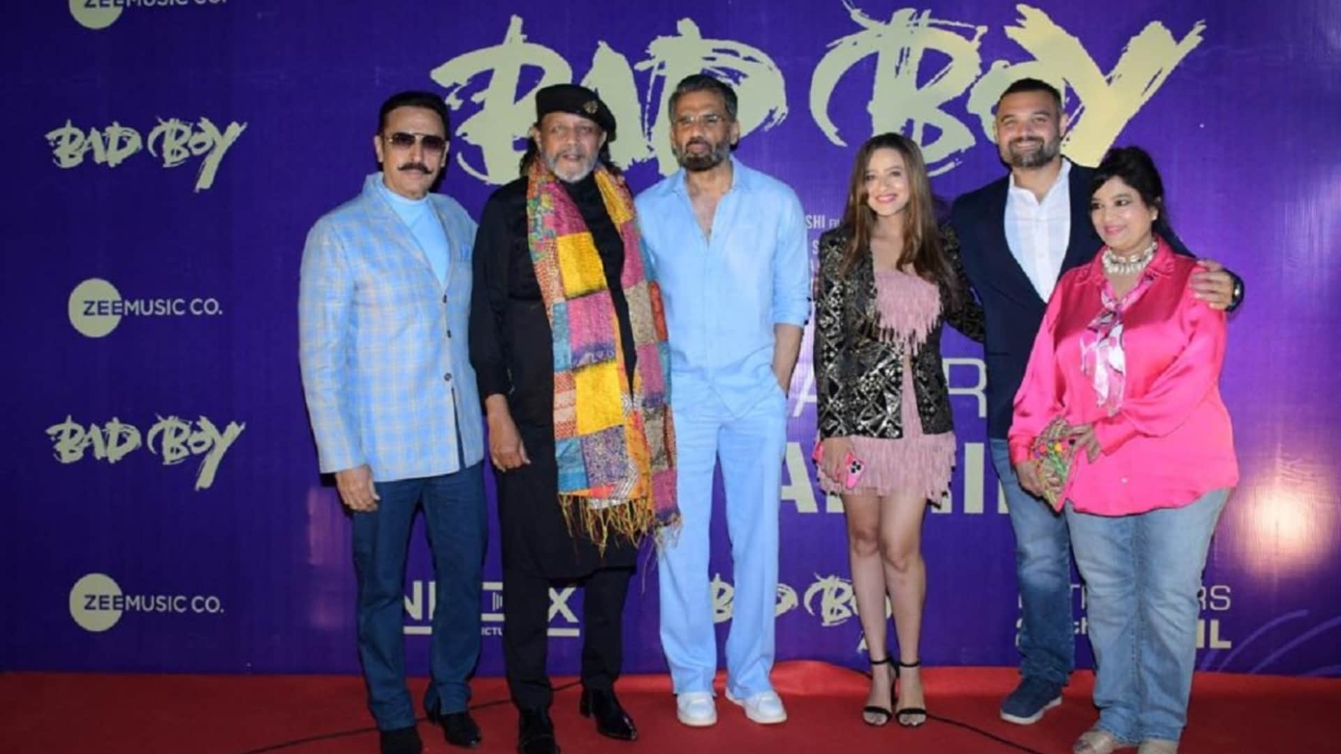 bad boy Namoshi dances to the beat of Disco Dancer veteran stars arrive to welcome Mithun son see here