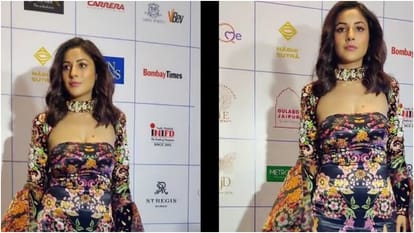 Kisi Ka Bhai Kisi Ki Jaan Shehnaaz Gill Ramp Walk A Model Stepped On Her Gown Actress Give Smile Video Viral