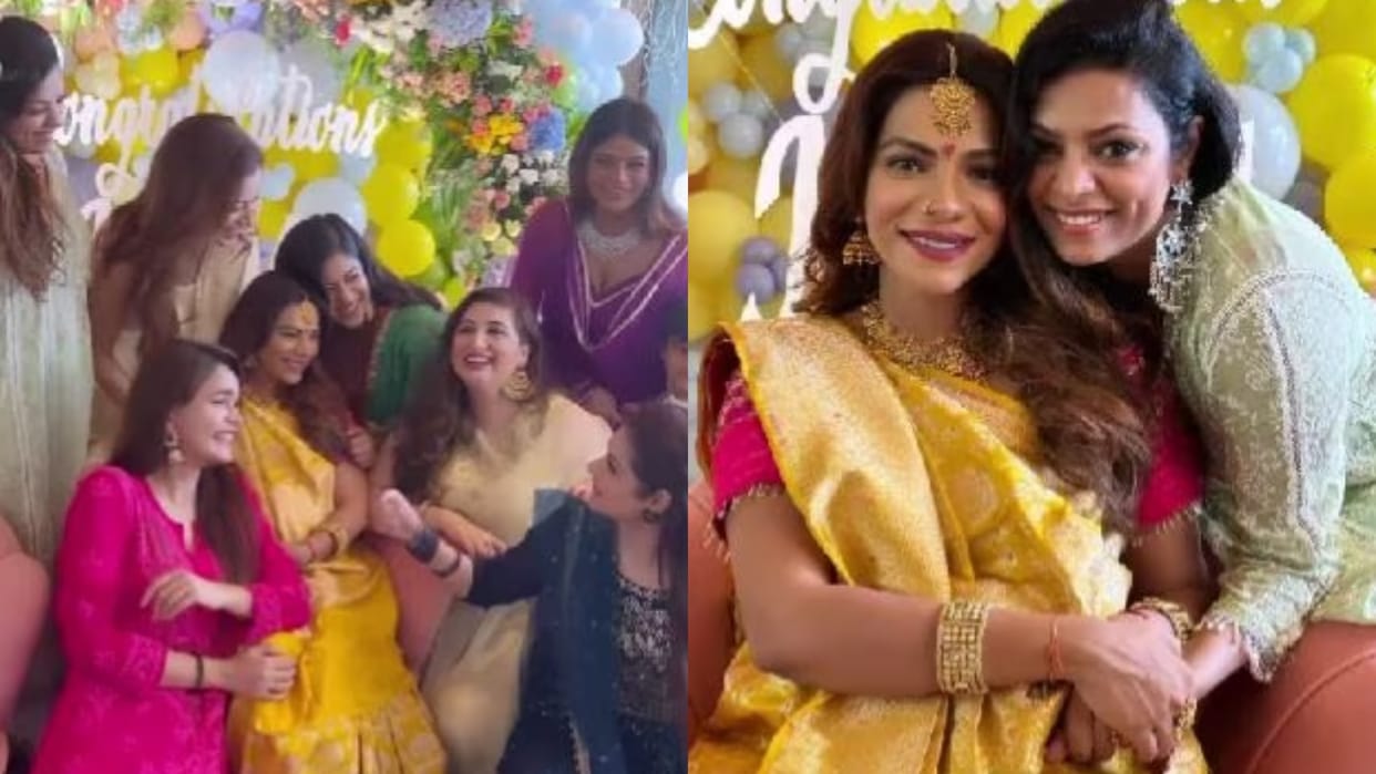 ghum Hai kisi key pyaar meiin fame tanvi thakkar baby shower videos and photos goes viral on social media