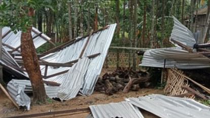 Assam Two killed over 41400 people affected due to storm Schools colleges closed on 24 April in Tinsukia