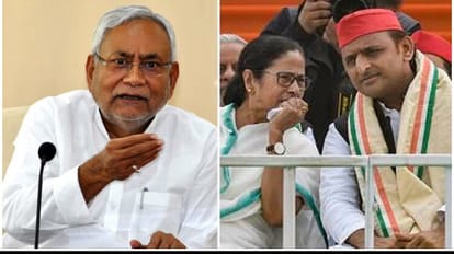 Bihar CM Nitish Kumar to meet West Bengal Chief Minister Mamata Banerjee in Kolkata united opposition vs BJP