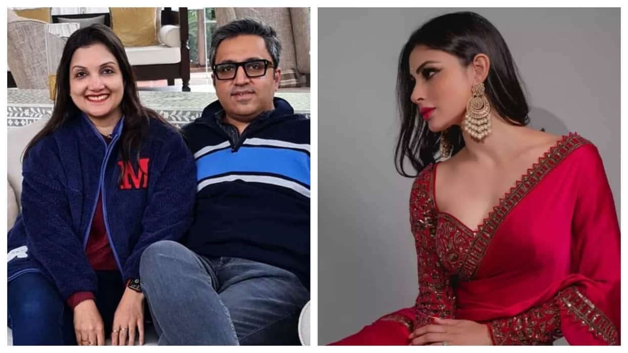 Ashneer Grover reveals getting in trouble with wife for liking Mouni bikini Photos says he unfollowed actress
