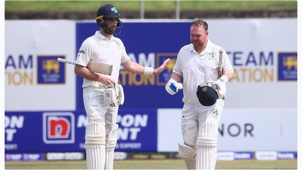 IRE vs SL: Century partnership between Bilbirnie and Stirling, Ireland's strong start in the second Test