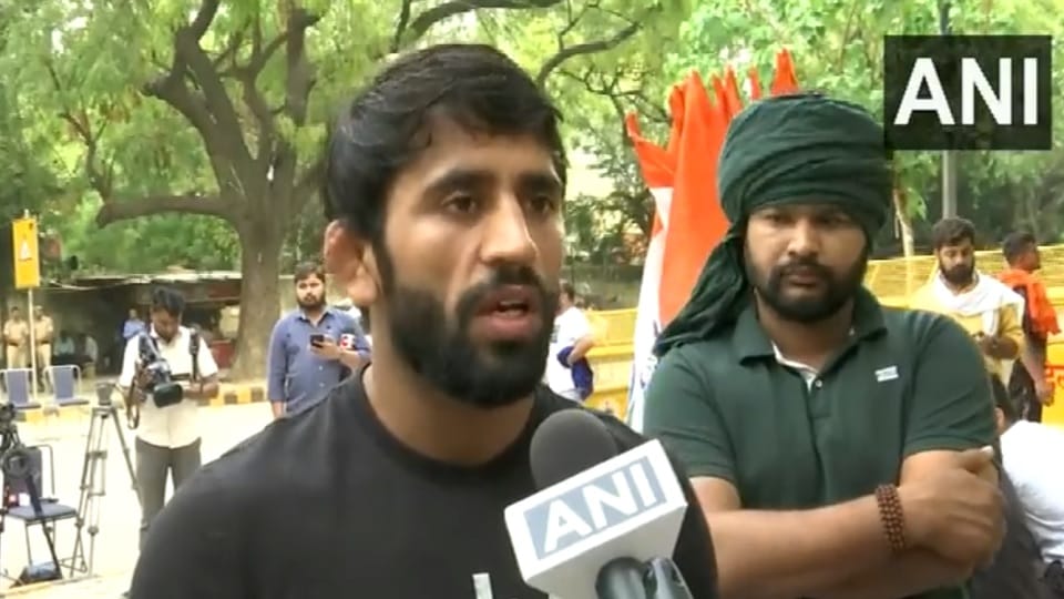 Wrestlers' protest continues at Jantar Mantar