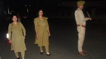 Jammu news: deployment of women constables at police points at night first time