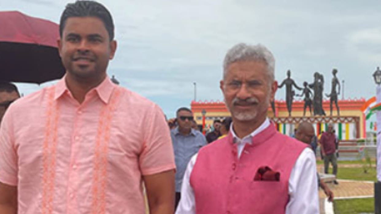 foreign minister s jaishankar guyana visit meet pm president energy defence sector