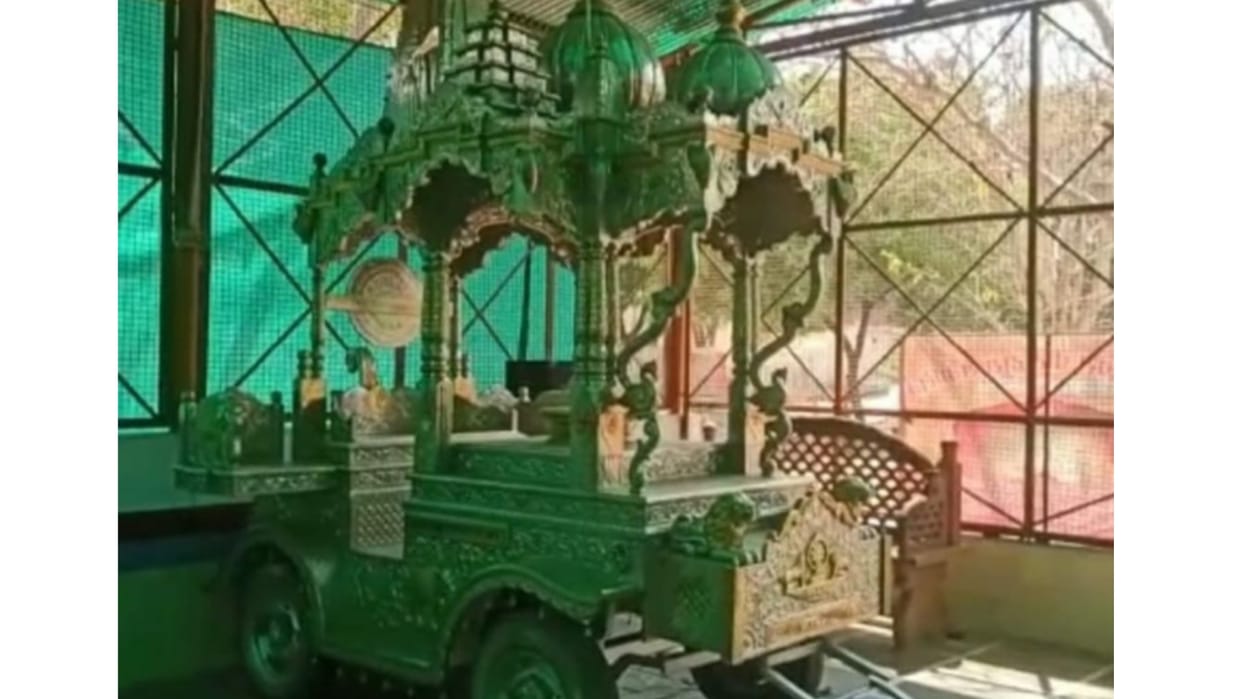 Datia: Mother Pitambara's appearance day, CM Shivraj and Vasundhara Raje will pull the chariot