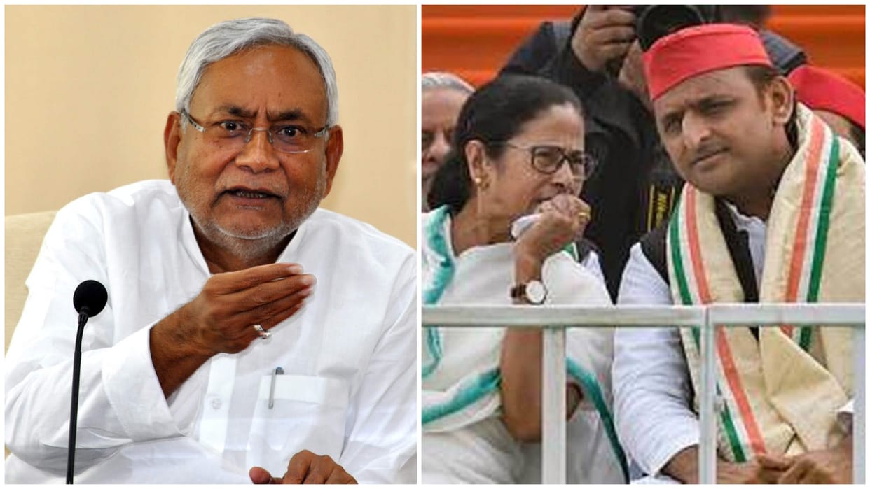 Bihar CM Nitish Kumar to meet West Bengal Chief Minister Mamata Banerjee in Kolkata united opposition vs BJP