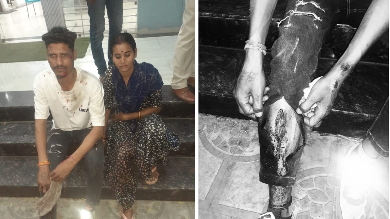 Dispute over bike collision took communal form, people of special community beat up husband and wife
