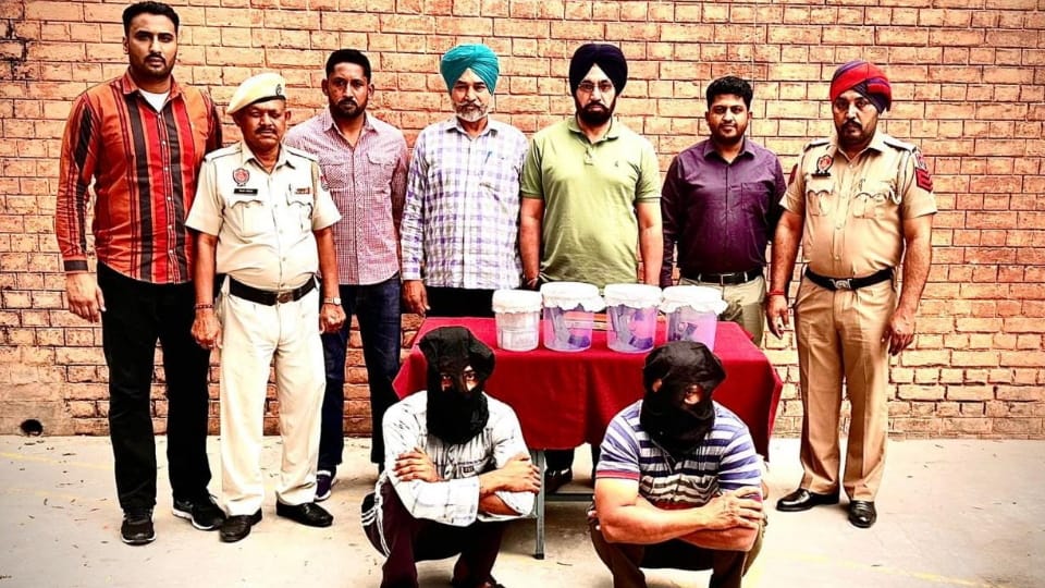 Bathinda Police arrested two accused associated with Arsh Dalla and gangster Sukha Dunneke