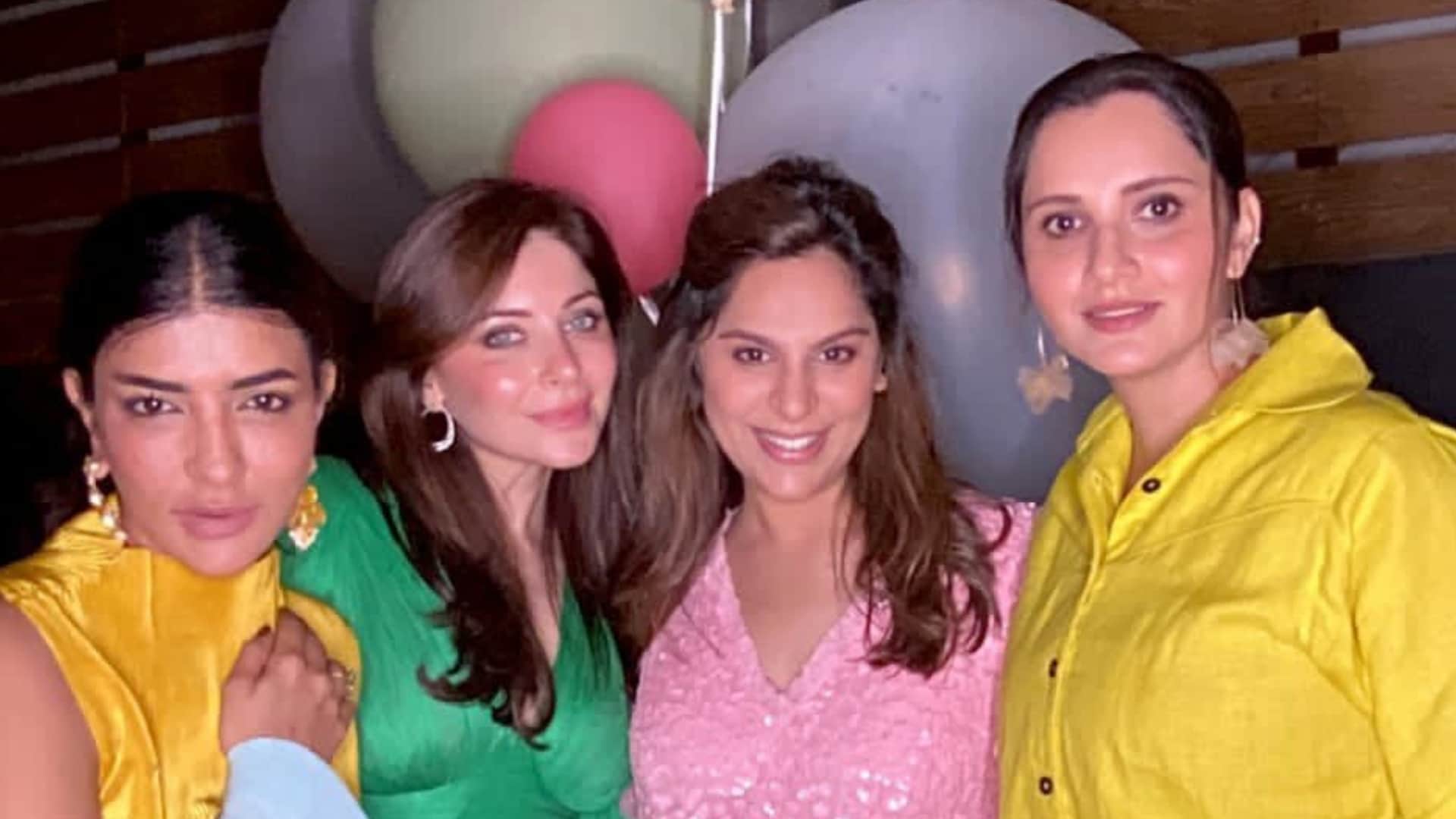 Ram Charan and  Upasana Konidela hosted Baby shower Function Allu Arjun take the stage photos goes viral