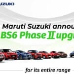 Maruti Suzuki BS6 Phase 2 Cars