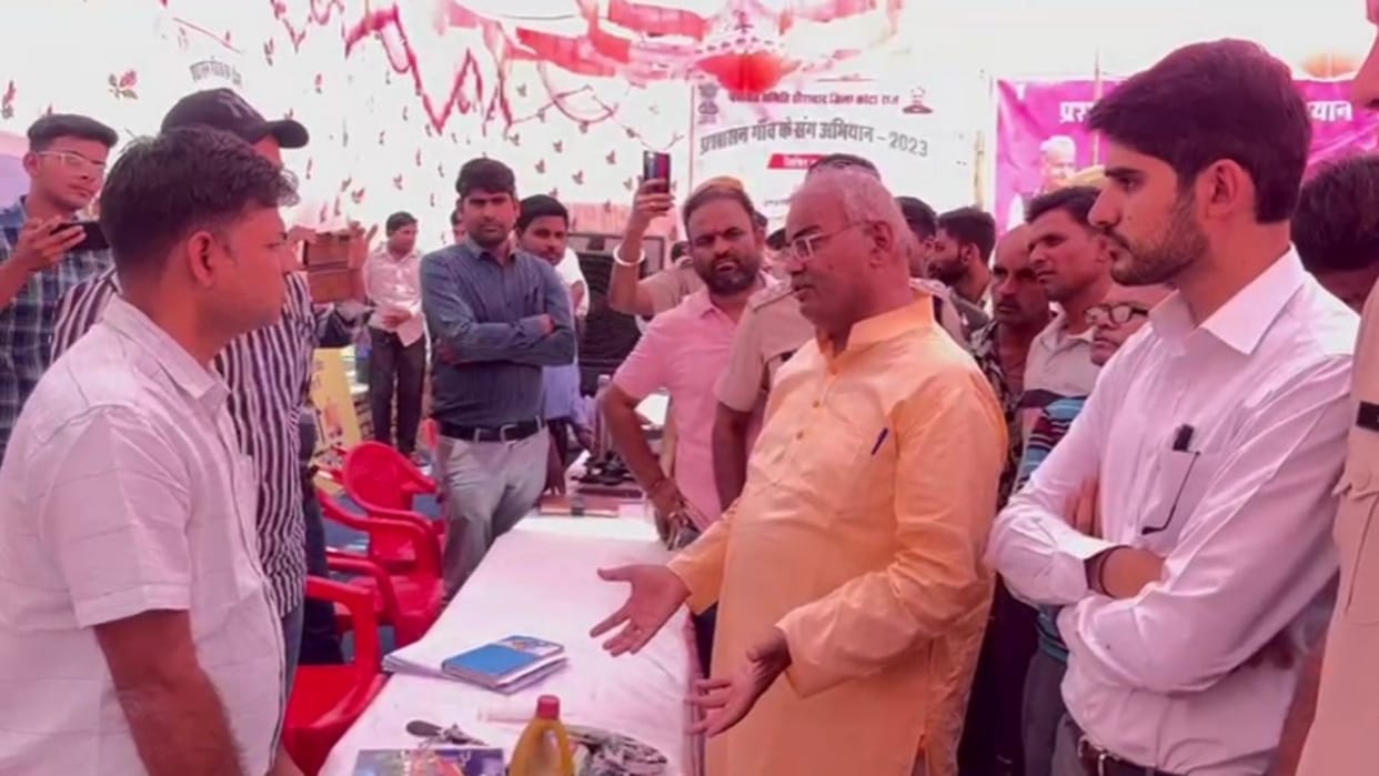 BJP MLA Madan Dilawar creates ruckus at inflation relief camp in Kota's Ramganj Mandi, case filed