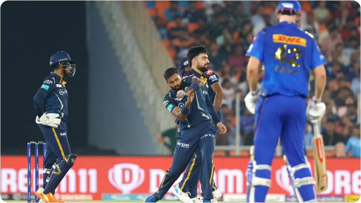 GT vs MI IPL Live Score: Gujarat Titans vs Mumbai Indians Match Scorecard Updates in Hindi