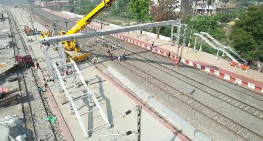 Bihar: Accident at Sarai railway station, laborers injured; Muzaffarpur-Hajipur railway section