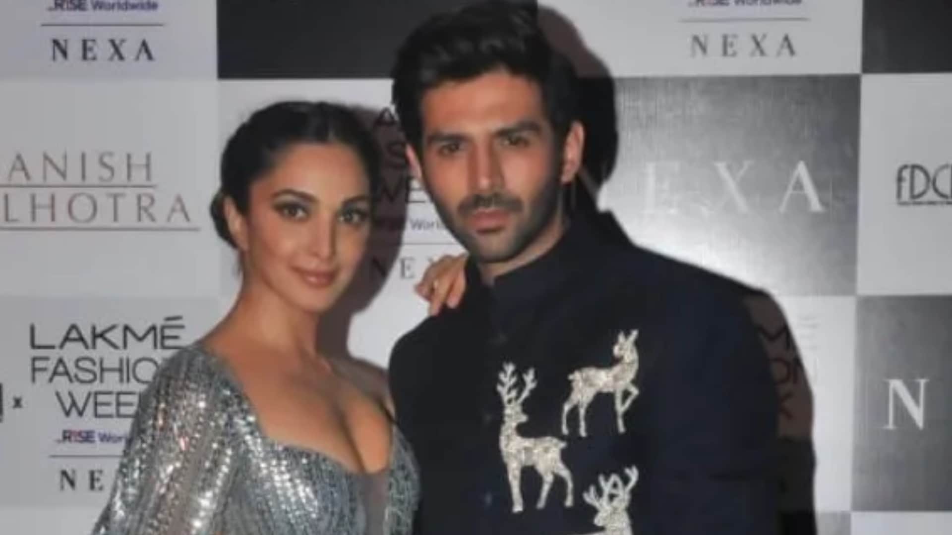 Satyaprem Ki Katha Kartik Aaryan Kiara Advani Photos Viral On Social Media From Set In Rajasthani Attire