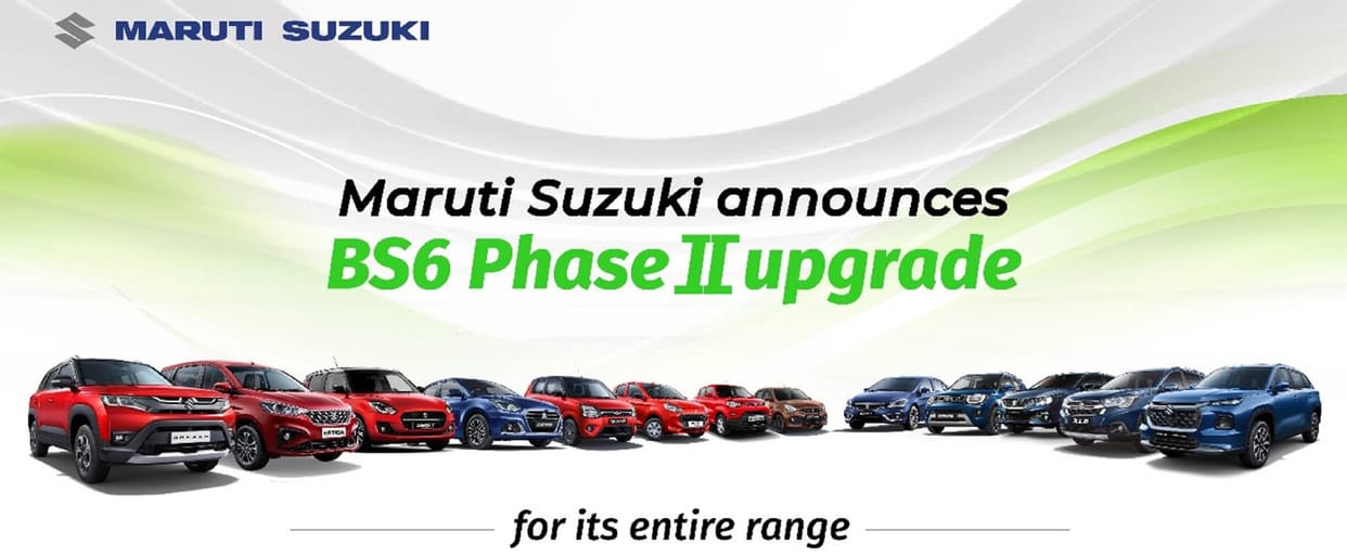 Maruti Suzuki announces BS6 Phase II upgrade for entire fleet adds key safety feature