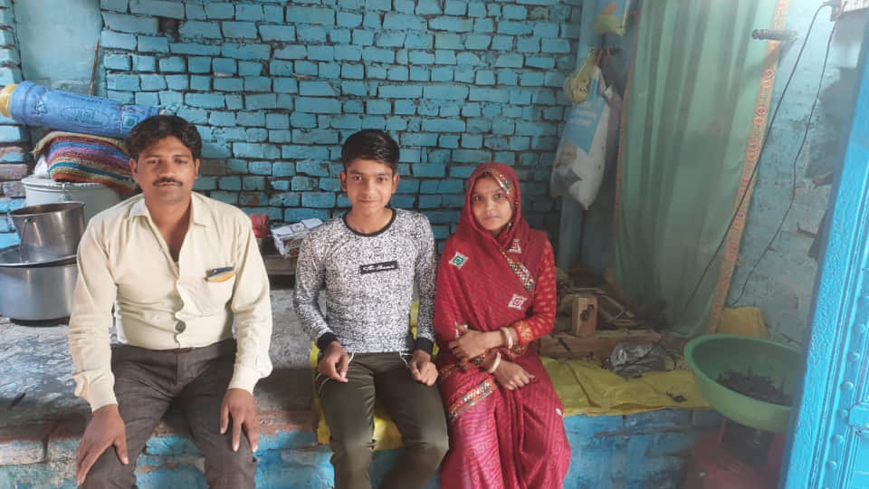 Krishna Jha has secured third position in state in tenth in Mathura