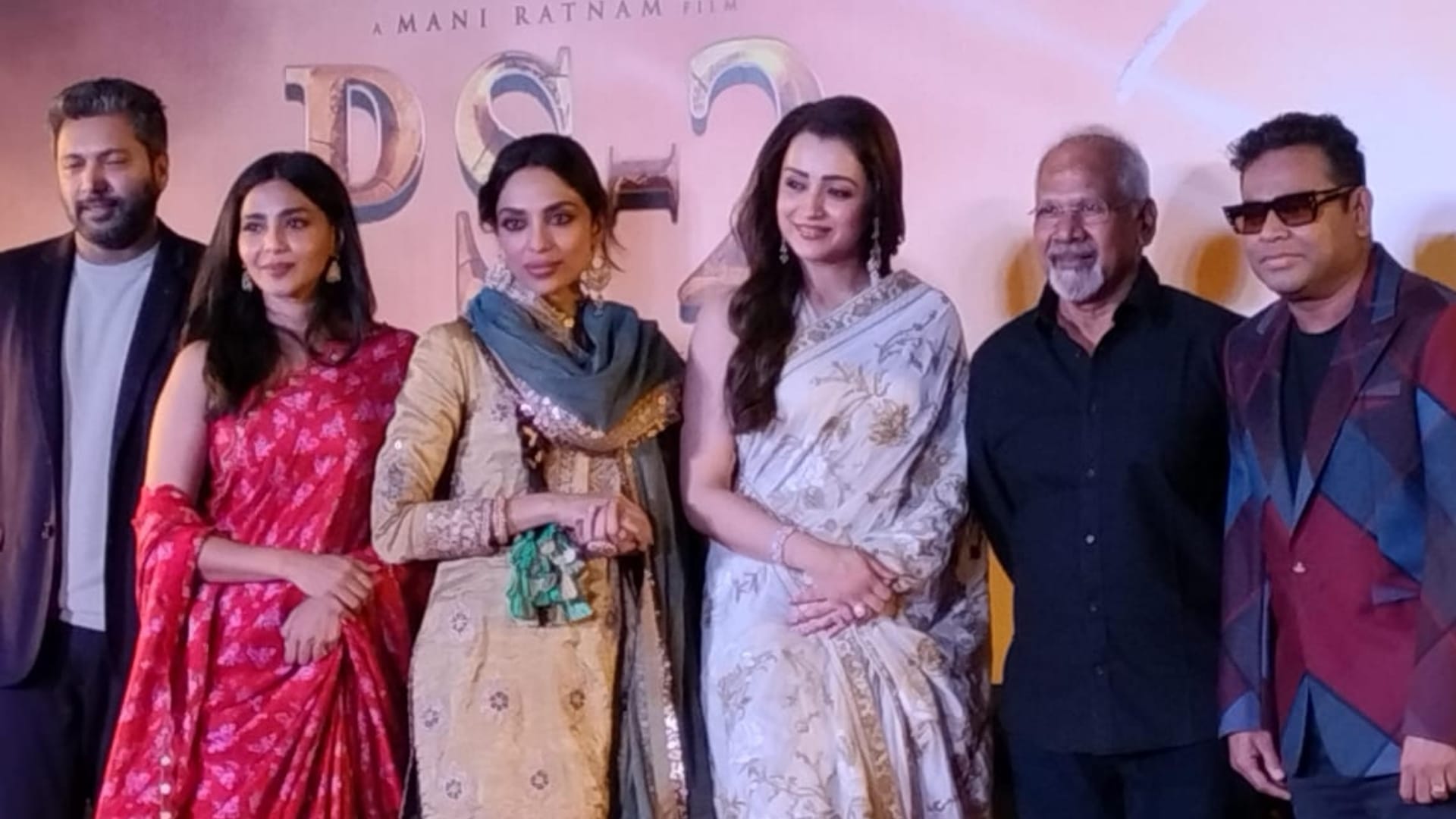 Actress Aishwarya Rai Bachchan Touches Mani Ratnam Feet At Ponniyin Selvan 2 Trailer launch Event