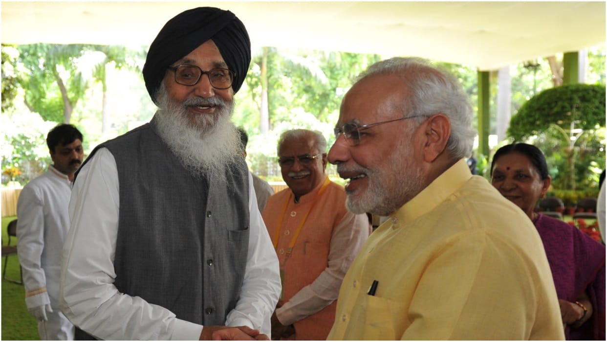 Read why Parkash Singh Badal returned the Padma Vibhushan
