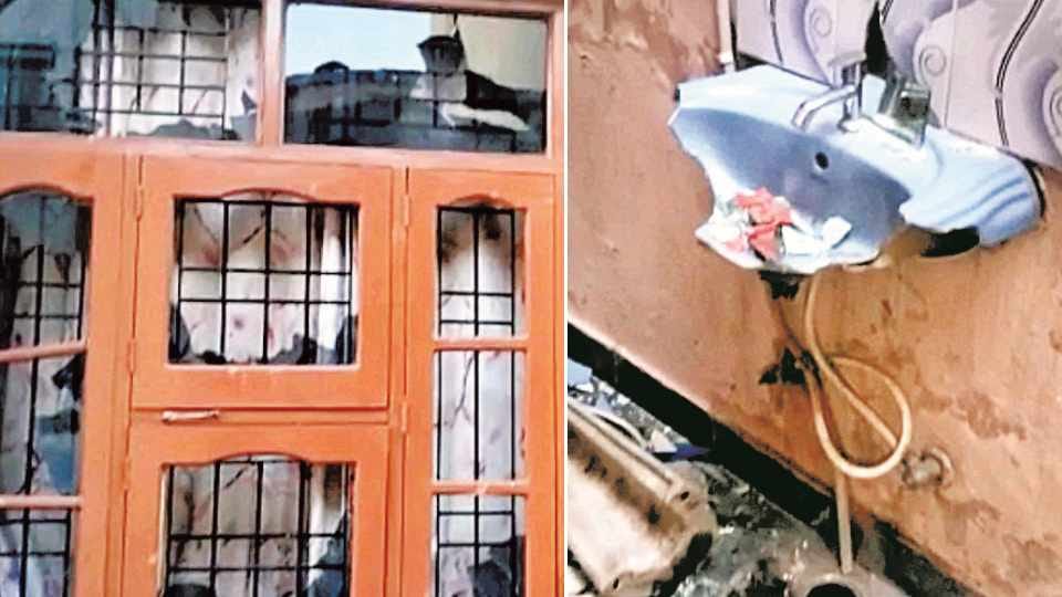 People attacked the house of sacrilege accused in Ropar