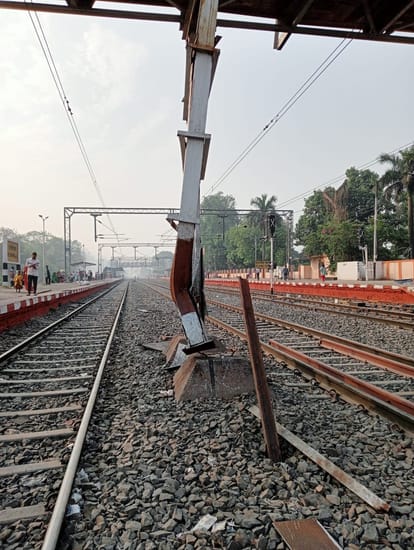 Bihar: Accident at Sarai railway station, laborers injured; Muzaffarpur-Hajipur railway section