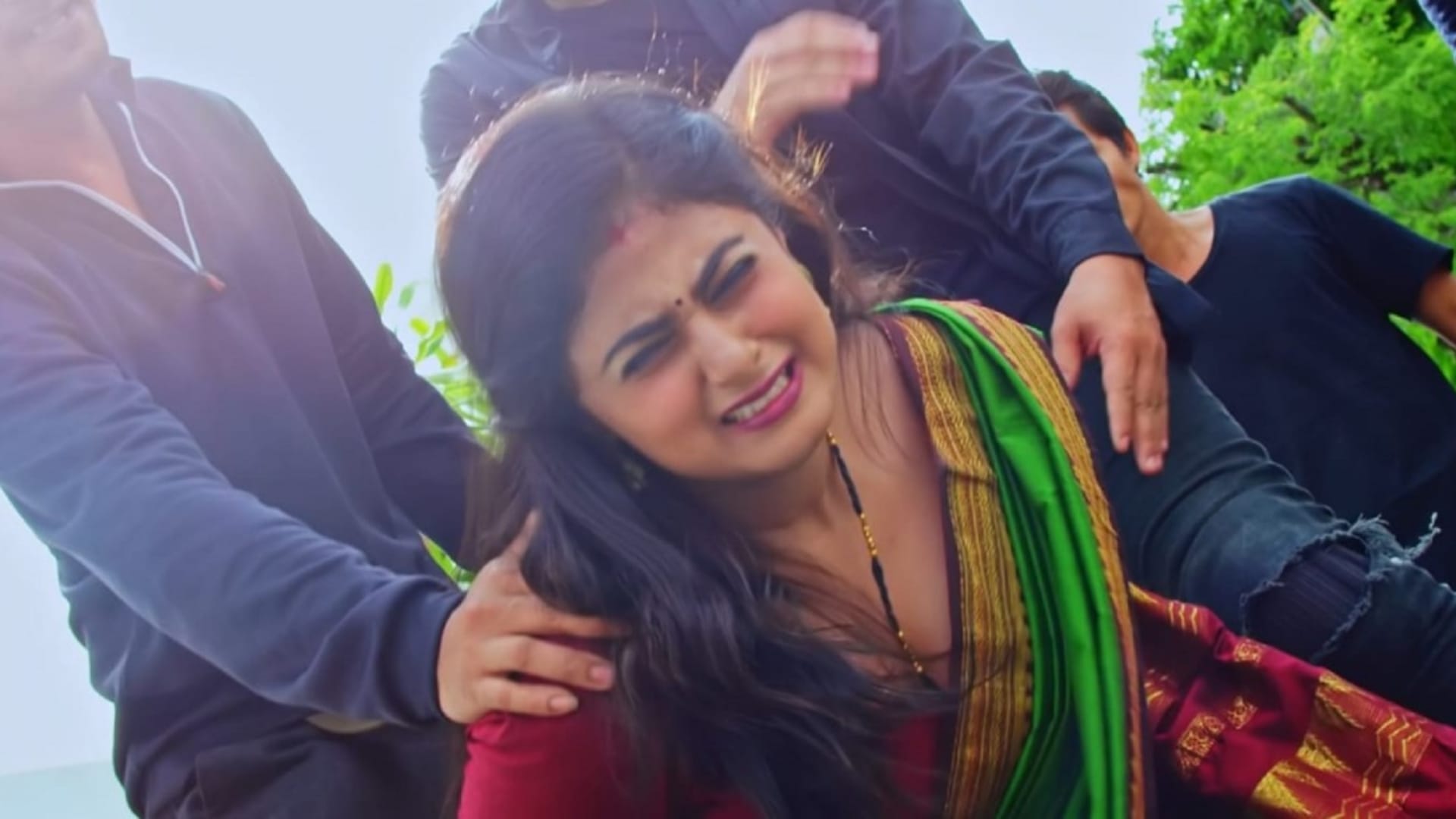khesari lal yadav sangharsh 2 official trailer release actor sharing the screen with daughter kriti yadav