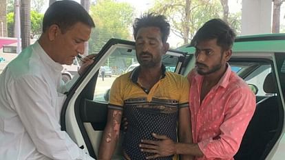 Haldwani: बिजली लाइन ठीक करते समय बुरी तरह झुलसा लाइनमैन, तारों पर झूलता देख लोगों ने बचाई जान Lineman scorched while fixing power line Haldwani Uttarakhand news in hindi
