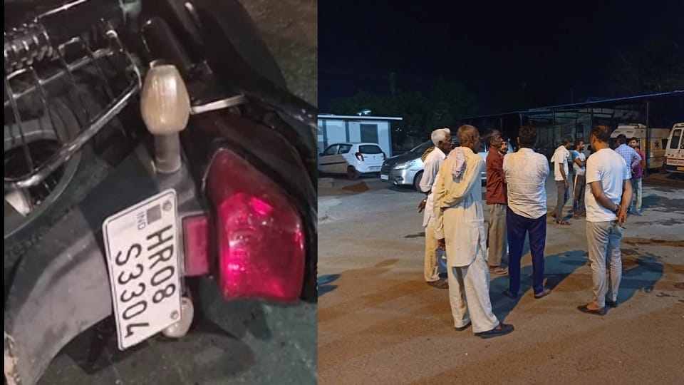 Bike collided with parked trolley in Kaithal and two teenagers died