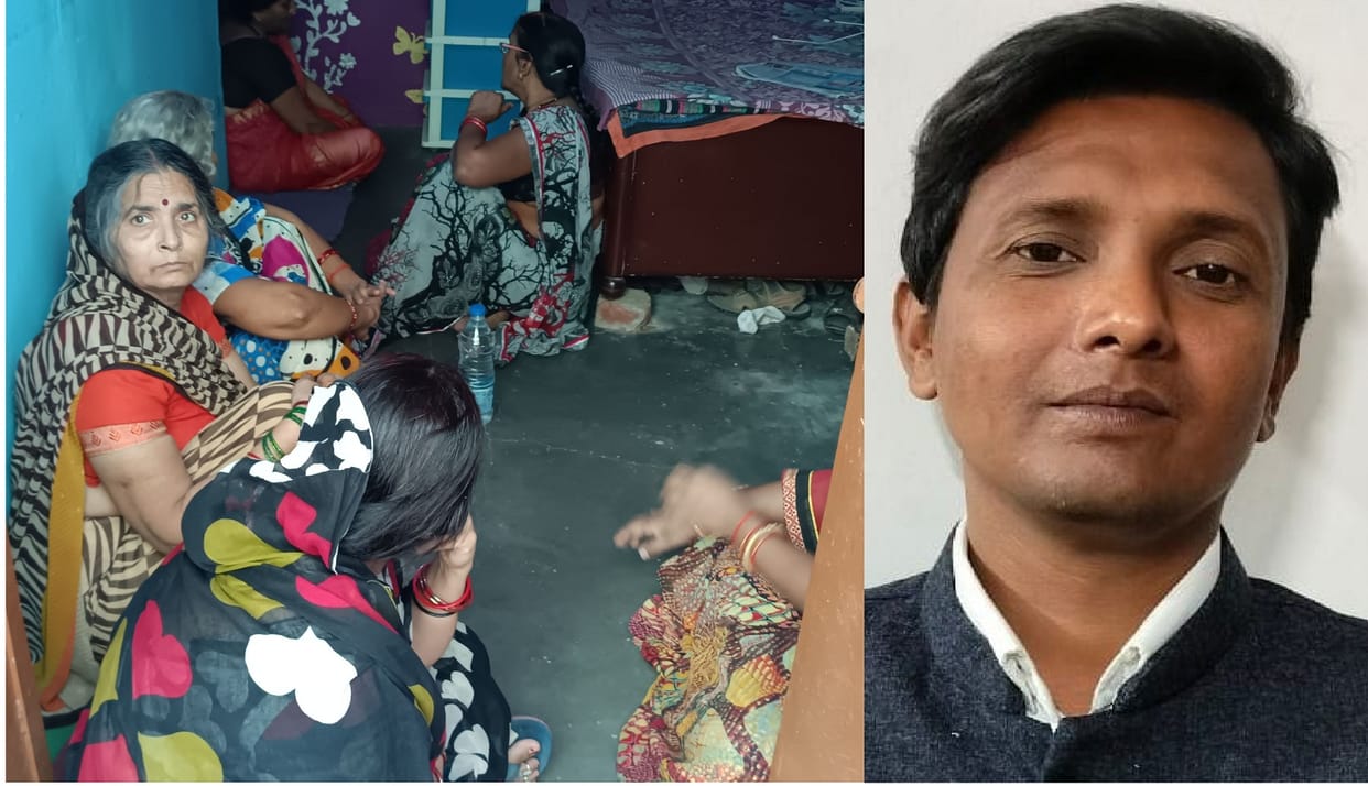 Death of property dealer due to collision of JCB in Fatehpur, date and time of marriage and death are same