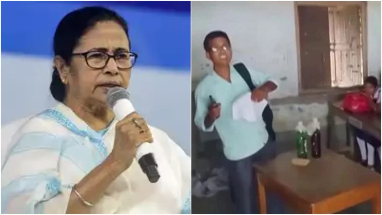 West Bengal Mamata Banerjee Claimed Outsider set fire Kaliaganj ps Police arrested gunman entered Malda school