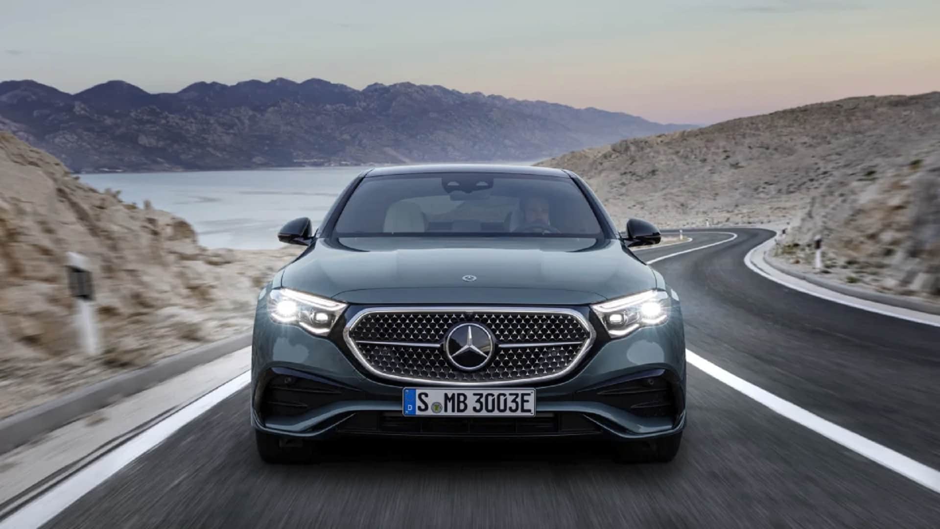 Mercedes Benz unveils new E-Class 2024 luxury sedan with AI technology and level 4 ADAS Features