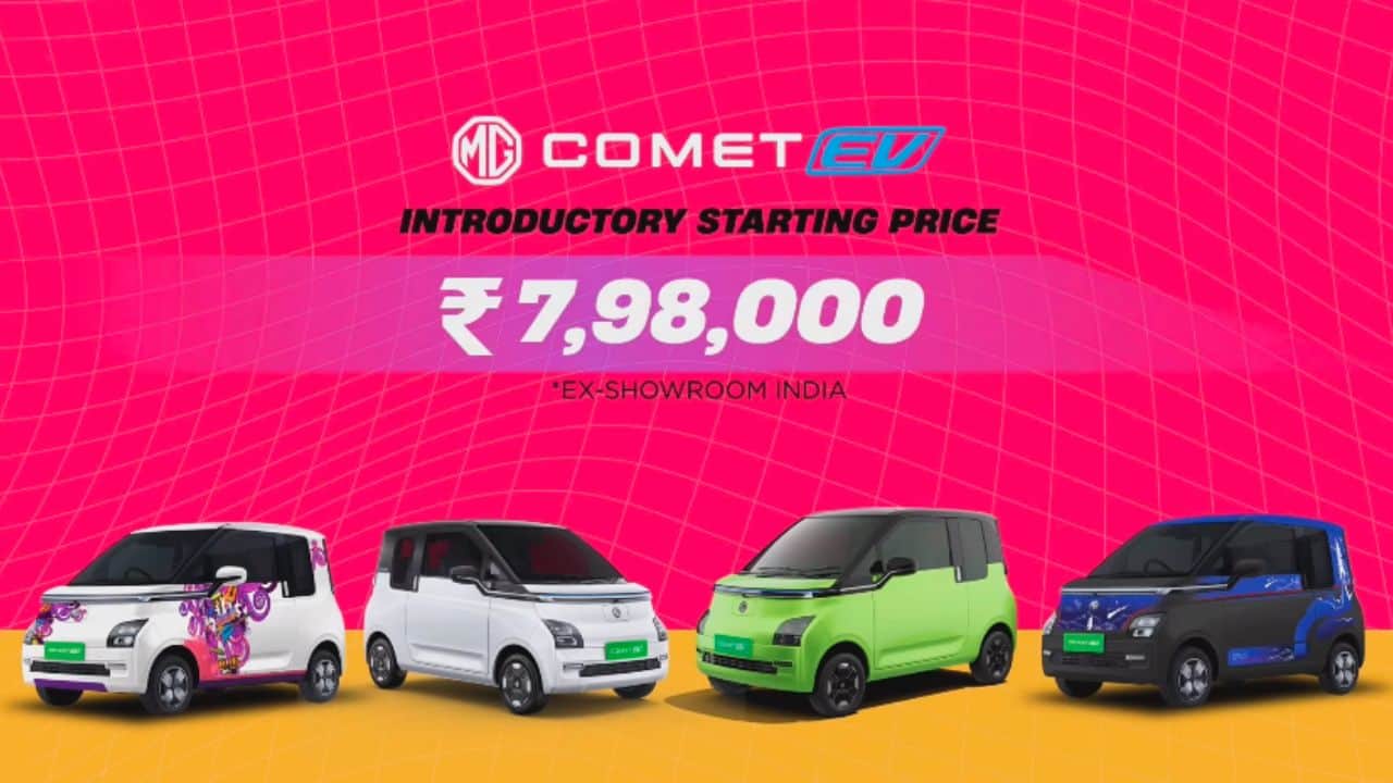 MG Comet EV vs Tata Tiago EV electric cars in india under 10 lakhs