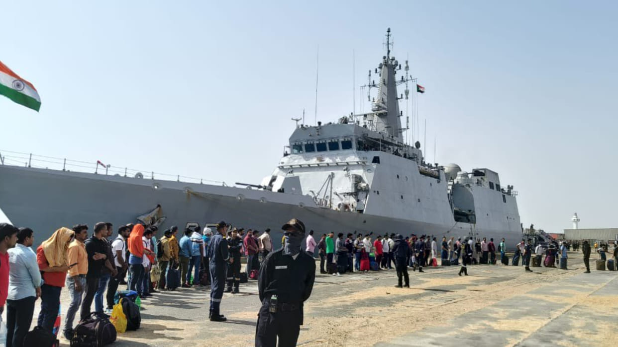 Another batch of 186 Indians returned home under Operation Kaveri