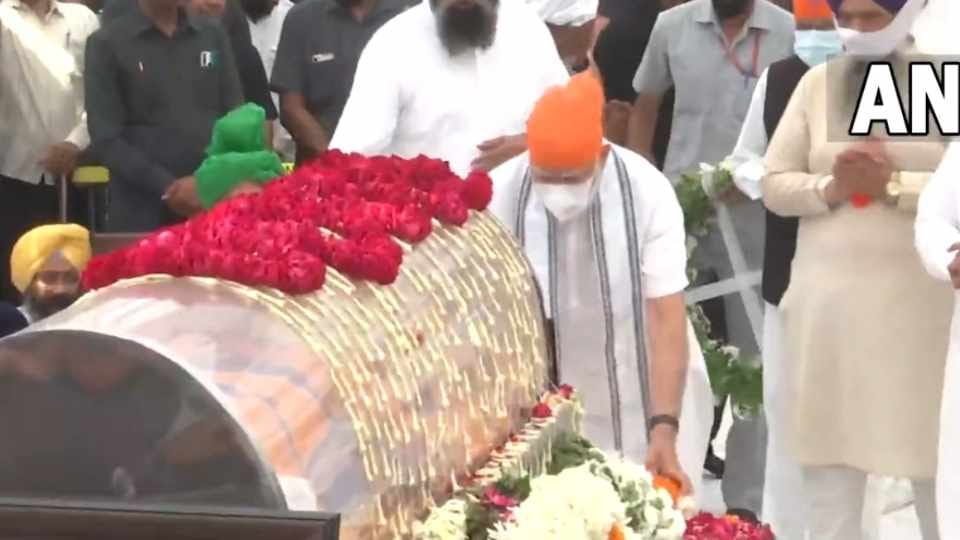 Prime Minister Narendra Modi paid tribute to Parkash Singh Badal