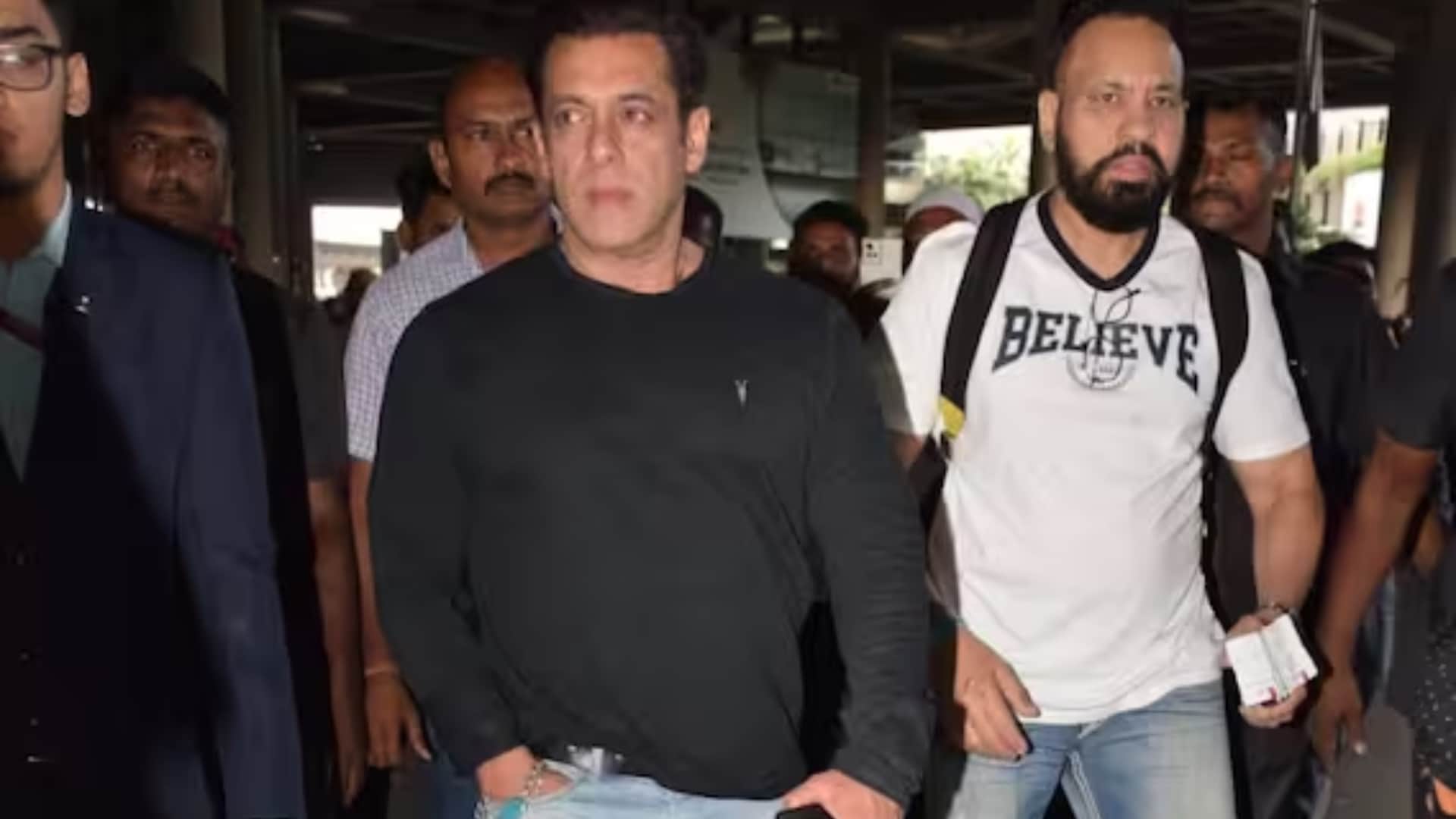 kisi ka bhai kisi ki jaan actor salman khan returns to mumbai from dubai amidst tight security goes viral see