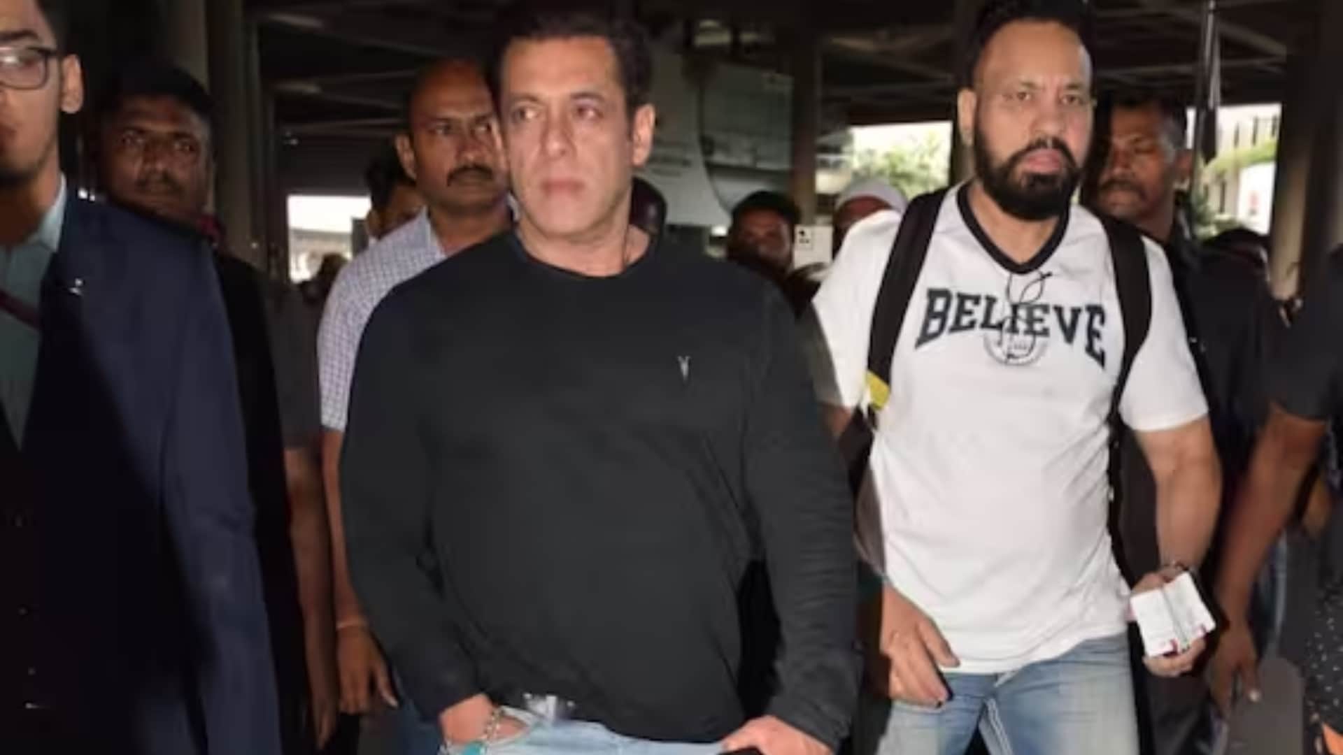 kisi ka bhai kisi ki jaan actor salman khan returns to mumbai from dubai amidst tight security goes viral see