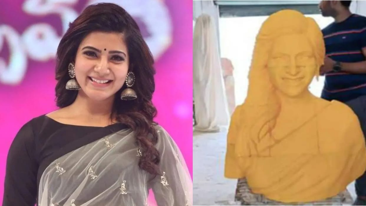 samantha ruth prabhu fan builds temple in Andhra pradesh on actress name He will dedicate it on 28 april