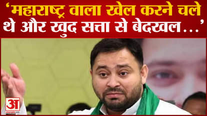Tejashwi targeted the BJP and said that the people of Maharashtra were playing the game, they themselves were