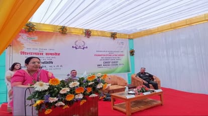Foundation stone laid for new building of Pay Accounts Office at Jat Regimental Center Bareilly