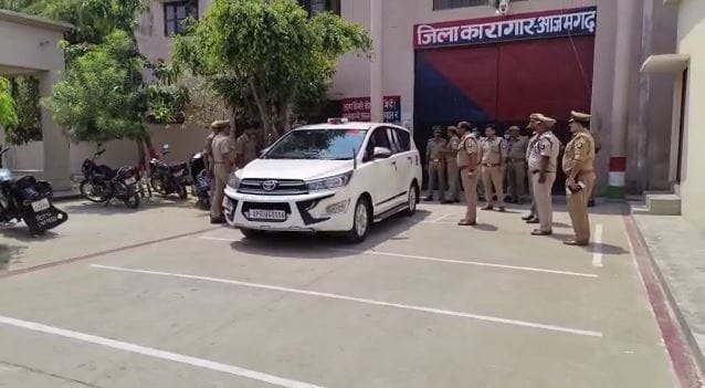 Raid in Azamgarh Jail DM SP action created stir