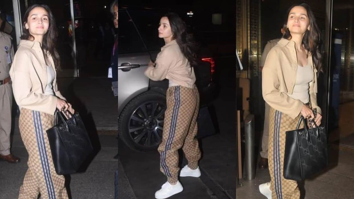 Fashion Alia Bhatt expensive luxury bag and pants Gucci bag collection worth 2 lakh