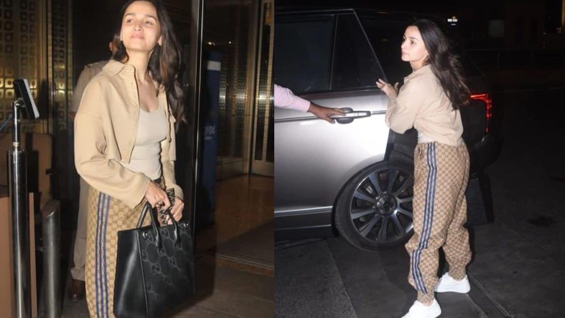 Fashion Alia Bhatt expensive luxury bag and pants Gucci bag collection worth 2 lakh