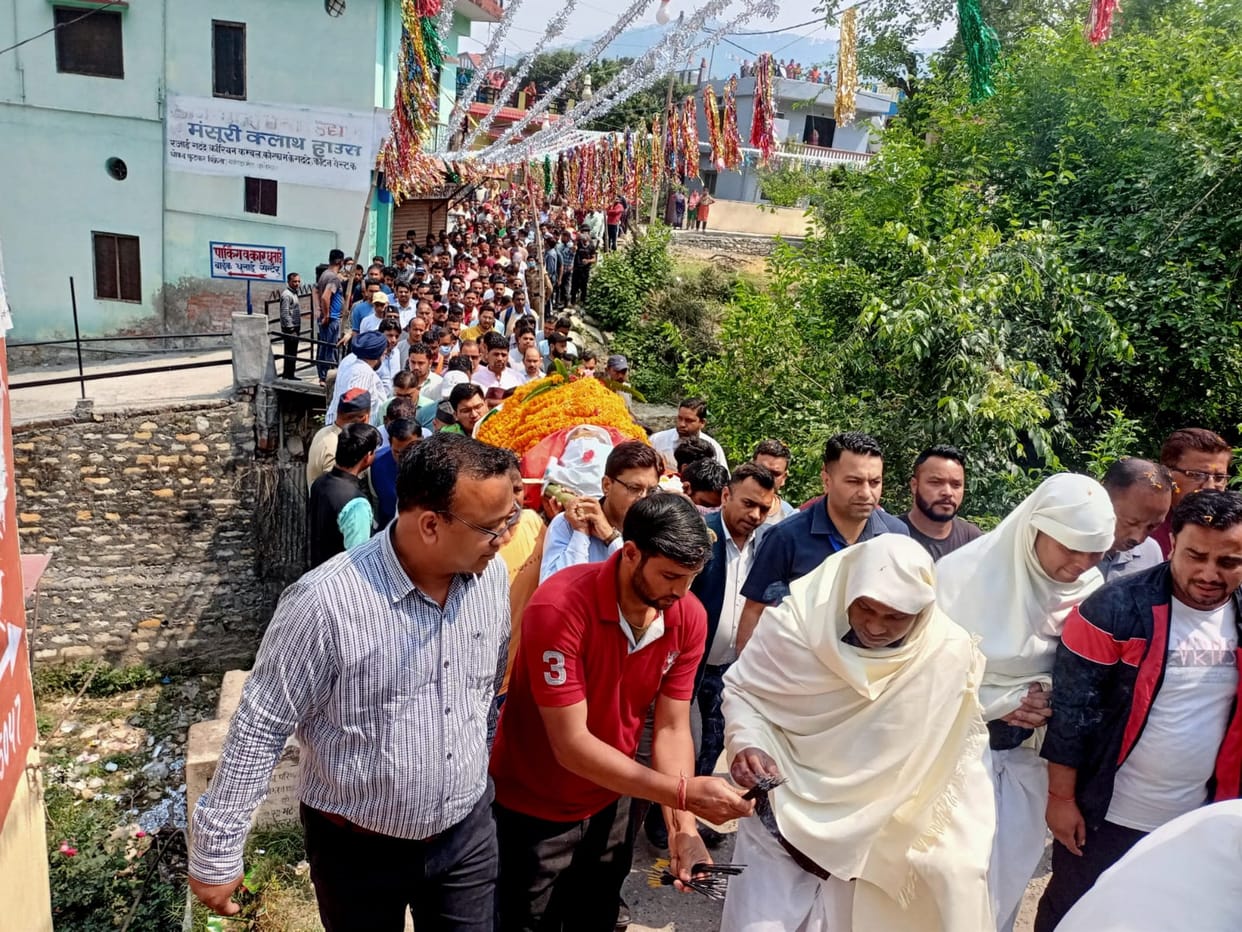 Uttarakhand cabinet Minister Chandan Ram Das funeral created history in a short tenure
