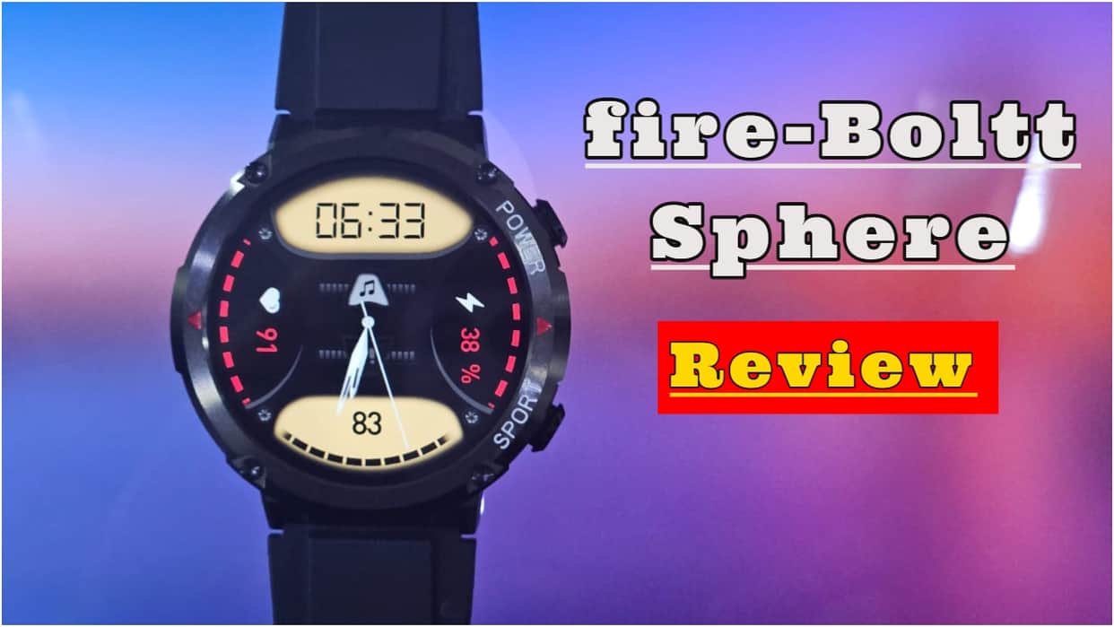 fire-Boltt Sphere Review in hindi shock proof metal body Smartwatch and Bluetooth calling know price and featu