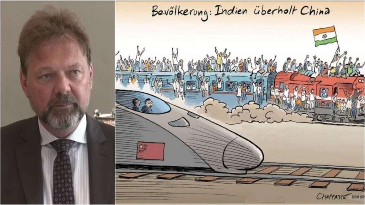 German Envoy Philipp Ackermann Rebuke Magazine Der Spiegel For Racist Cartoon Mocking Population Size Updates